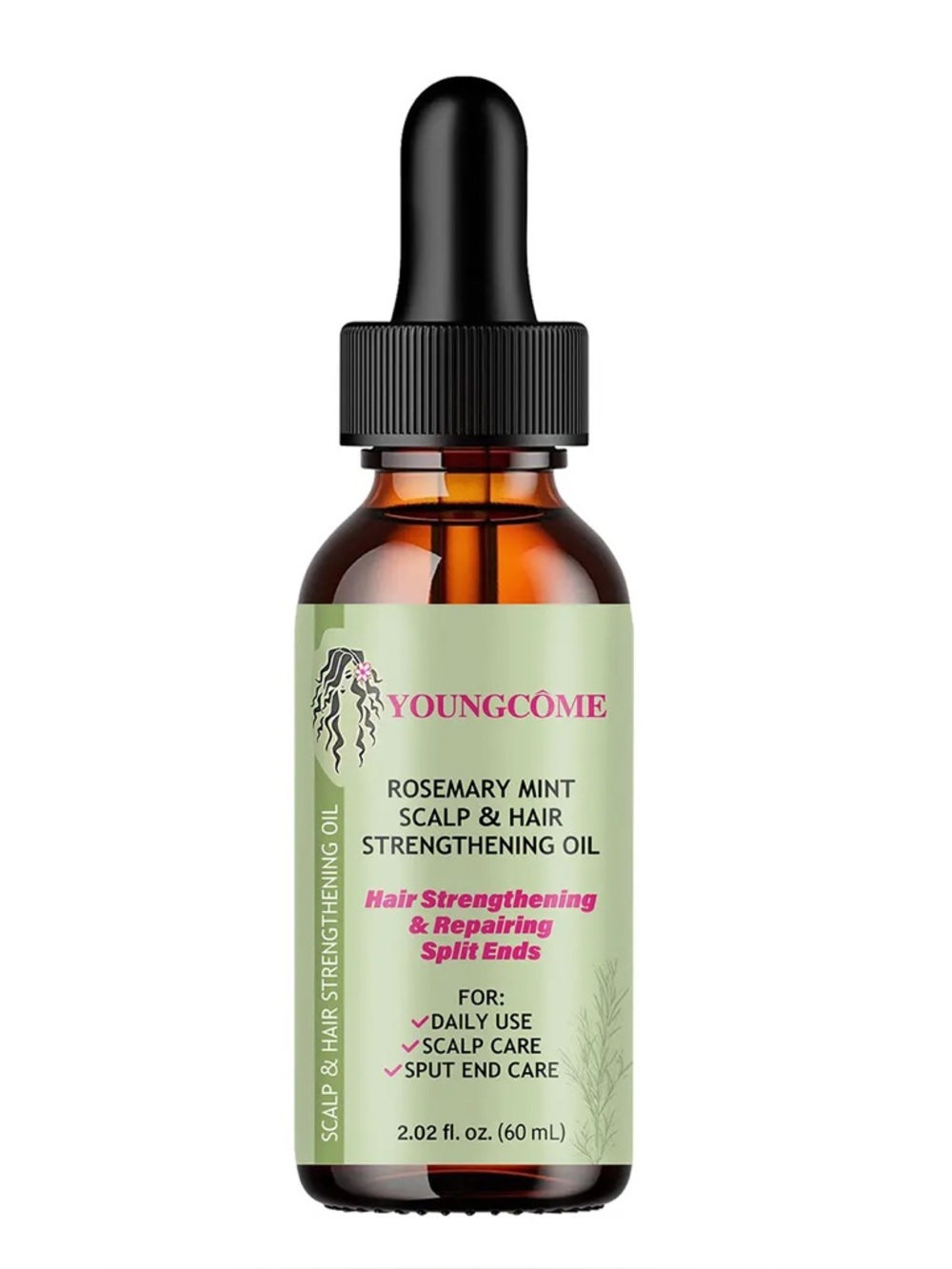 YOUNGCÔME Rosemary Mint Scalp & Hair Strengthening Oil NEW‎